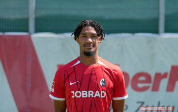 Kenneth Schmidt (SC Freiburg, 04), Portrait, PorträtMedia Day in der Saison 2024/2025 beim SC Freiburg