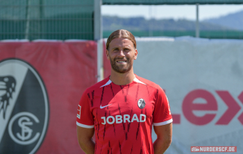 Lucas Hoeler (SC Freiburg, 09), Portrait, PorträtMedia Day in der Saison 2024/2025 beim SC Freiburg