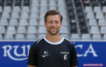 Nico Schneck (SC Freiburg, Co-Trainer)Media Day in der Saison 2024/2025 bei den SC Freiburg Frauen