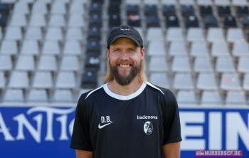 Dominik Bergdorf (SC Freiburg, Torwart-Trainer)Media Day in der Saison 2024/2025 bei den SC Freiburg Frauen